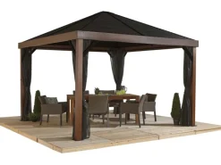 Pavillon Valencia 363 cm x 363 cm Holz*Sojag New