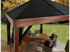 Pavillon Valencia 363 cm x 363 cm Holz*Sojag New