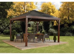 Pavillon Valencia 363 cm x 363 cm Holz*Sojag New