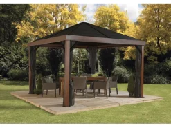 Pavillon Valencia 363 cm x 363 cm Holz*Sojag New