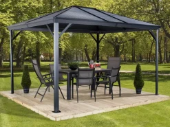 Sojag Pavillons|Pavillon Ventura Aluminium 423 cm x 296 cm x 261 cm Anthrazit