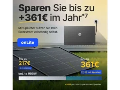 Solakon Balkonkraftwerk 900W Solaranlage mit Gartenhalterung Steckerfertig Komplettset Photovoltaik 800W Kabellänge 10m* Online
