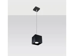 Sollux Quads|Lighting Hängeleuchte Quad 1 Schwarz