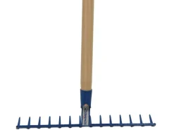 Sonneck Schaufeln|Gartenrechen geschmiedete Dülle 14 Zähne mit Stiel