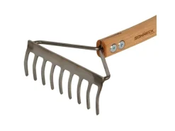 Sonneck Bodenbearbeitung|Hochbeet-Kleinrechen Natura 43 cm x 16 cm x 6 cm