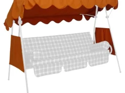 Angerer Freizeitmöbel Hollywoodschaukeln|Sonnendach für Hollywoodschaukel 120 x 200 cm