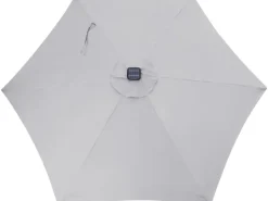 Sonnenschirm Wando Ø 270 cm Grau mit Kurbel und LED-Beleuchtung* Sale