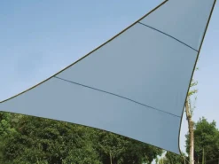 Sonnensegel Grün-Grau Dreieckig  5 x 5 x 5 m*Perel Online