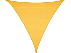 Sonnensegel Sun City Dreieck HDPE 360 cm x 360 cm x 360 cm Senfgelb* New