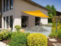 Sonnensegel Sun City Dreieck HDPE 360 cm x 360 cm x 360 cm Senfgelb* New