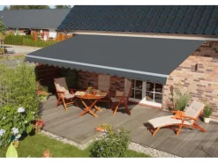 Spettmann Markisen|Gelenkarmmarkise Star Fix B 400 cm x T 300 cm Grau