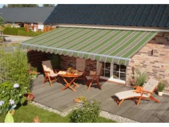 Gelenkarmmarkise 250 cm x 200 cm gestreift*Spettmann Discount