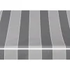 Gelenkarmmarkise Star Fix B 400 cm x T 300 cm Grau Gestreift*Spettmann