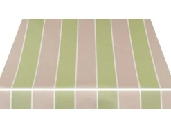 Kassettenmarkise VC 1000 500 x 250 cm Beige-Grün Gestr. Gestell Weiß*Spettmann Hot