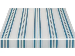 Spettmann Markisen|Kassettenmarkise VC 1000 500x350 cm Blau-Grau Gestr. Gestell Anthrazit