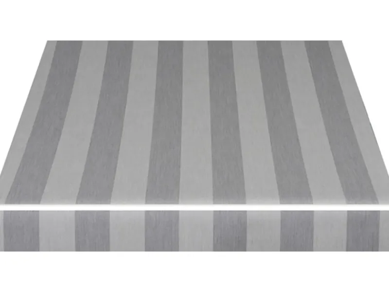 Kassettenmarkise VC 1000 450 x 350 cm Grau-Weiß Gestr. Gestell Weiß*Spettmann Outlet