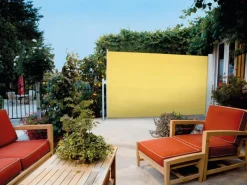 Seitenzugmarkise Visor 150 x 150 cm Grau Gestell Silber*Spettmann Sale