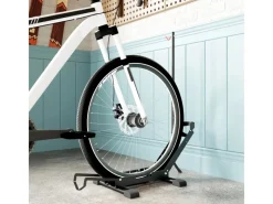 Fahrradständer Stahl Kunststoff Schwarz 75L x 41B x 71 81H cm*SPORTNOW New