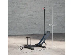 Fahrradständer Stahl Kunststoff Schwarz 75L x 41B x 71 81H cm*SPORTNOW New