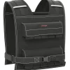 SPORTNOW Fitnessgeräte|Gewichtsweste Oxford-Stoff Metall  Schwarz 50L x 40B cm