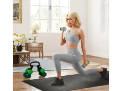 SPORTNOW Fitnessgeräte|Hantelset Metall Kunststoff Mehrfarbig 42L x 10B x 30H cm