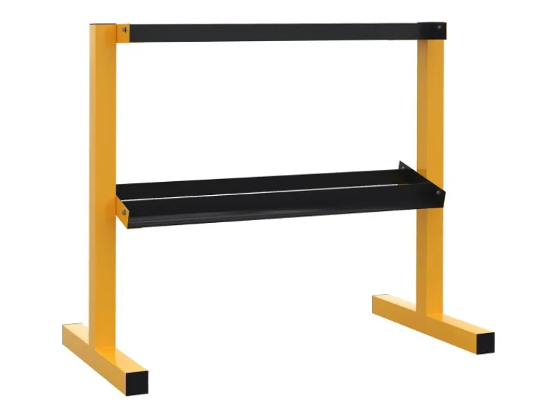 Hantelständer Stahl Gelb Schwarz 92,5L x 50,5B x 80,5H cm*SPORTNOW Best