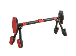 Klimmzugstange Verstellbar mit Pegelmessgerät Schwarz 79-98 x 7,5 x15cm*SPORTNOW New