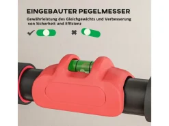 Klimmzugstange Verstellbar mit Pegelmessgerät Schwarz 79-98 x 7,5 x15cm*SPORTNOW New