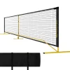 Pickleball Netz Metall Polyester Gelb+Schwarz 670L x 60B x 92H cm*SPORTNOW Best