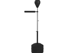 SPORTNOW Wasserpumpe|Fitnessgeräte|Punchingball Set Stahl Kunstleder Schwarz 76L x 48B x 160-205Hcm
