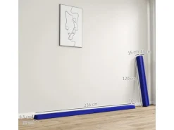 Schwebebalken Kunststoff Polyester Blau 236L x 15B x 6,5H cm*SPORTNOW Sale