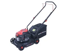 Stahlmann Rasenmäher Benzin BR390 – 4,0PS (2,9kW) 127ccm, 39cm Schnittbreite, Schnitthöhenverstellung, 35L Fangkorb*Albatros Discount