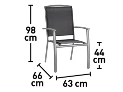 Stapelstuhl Vigo II aus Textilen* Best