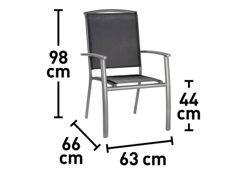 Stapelstuhl Vigo II aus Textilen* Best