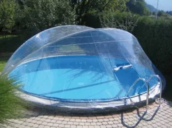 Poolüberdachung Cabrio Dom für Becken bis Ø 550 cm*Steinbach Sale