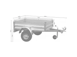 Stema Laubbläser|Anhänger Variolux 550 inkl. Stützrad + Diebstahlsicherung