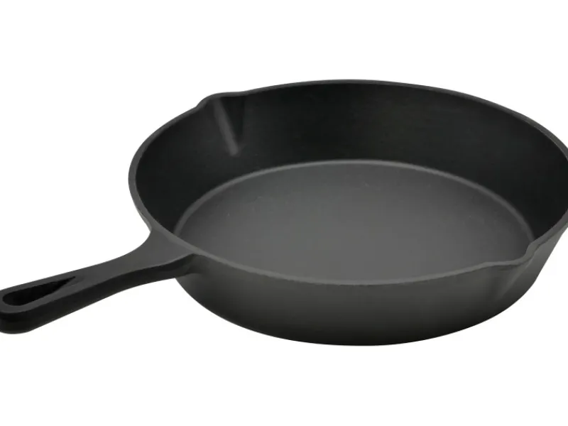 Grill-Gusspfanne Ø 24 cm Schwarz*Steuber Hot