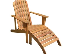 Garden Pleasure Sonnenliegen|Lounge-Gartenmöbel|Stuhl Adirondack Chair Harper mit Auflage