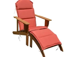 Garden Pleasure Sonnenliegen|Lounge-Gartenmöbel|Stuhl Adirondack Chair Harper mit Auflage