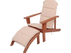Garden Pleasure Sonnenliegen|Lounge-Gartenmöbel|Stuhl Adirondack Chair Harper mit Auflage