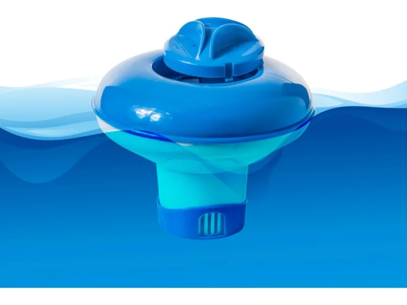 Summer Fun Pool Abdeckung|Poolpflege|Chlordosierschwimmer für 20 g Tabletten