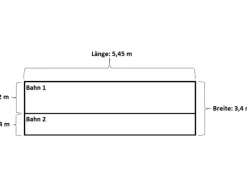Summer Fun Pooltechnik|Pool-Bodenschutzvlies Extra für Ovalbecken 320 cm x 525 cm