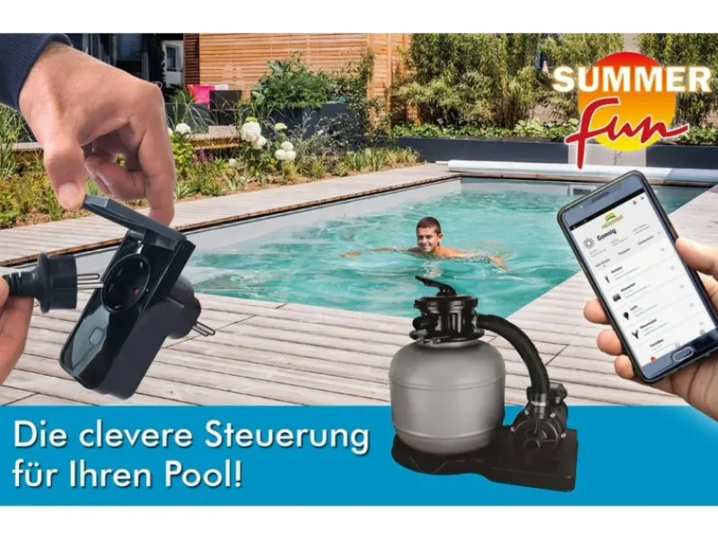 Summer Fun Pooltechnik|Poolfilter-Anlage Best Clean Smart bis 18 m³
