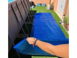 Summer Fun Pool Abdeckung|Pool-Solarfolie Rund für Pools bis Ø 450 cm