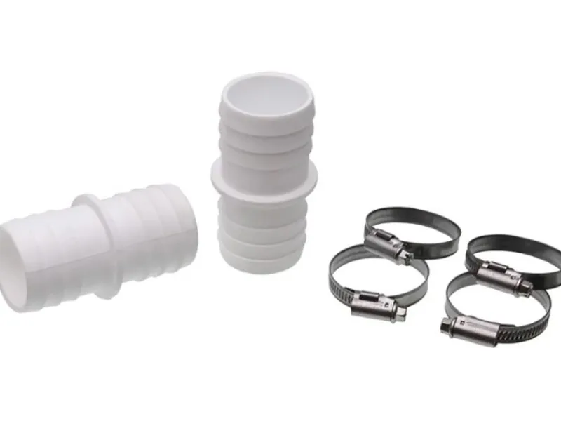 Summer Fun Pooltechnik|Schlauchverbinder Ø 38 mm 2er Pack inkl. 4 Schlauchklemmen