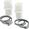 Summer Fun Pooltechnik|Pool Abdeckung|Schlauchverbinder von Ø32 mm auf Ø38 mm 2er Pack inkl.4 Schlauchklem.