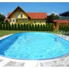 Stahlwand Pool-Set FLAMINGO Einbaubecken Ovalf. 800x420x150cm*Summer Fun Discount