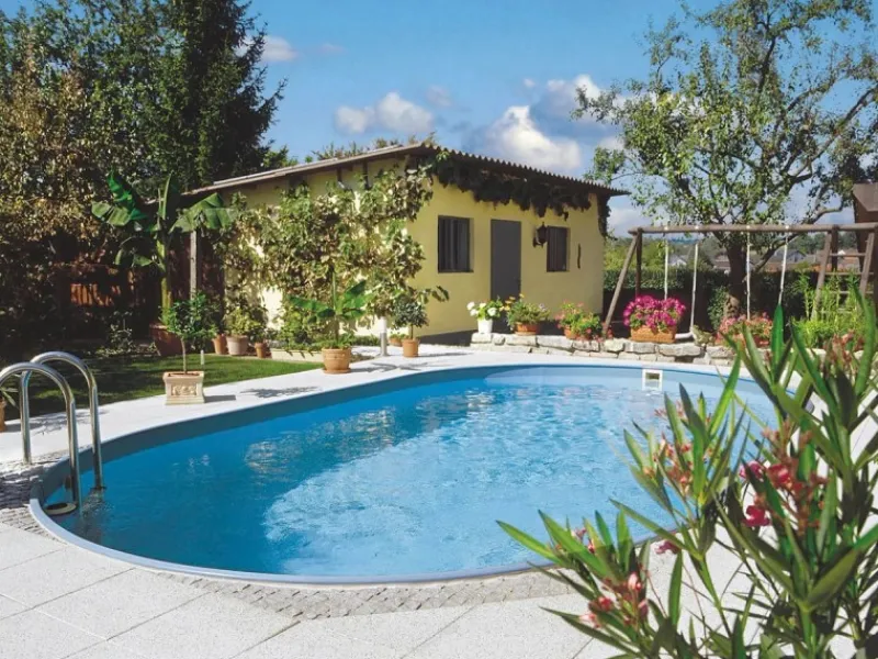 Stahlwand Pool Fernando Ovalform 800 cm x 420 cm x 120 cm*Summer Fun Discount