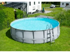 Summer Waves Aufstellpools|Rundpool Elite Anthrazit Ø 549 cm x 132 cm