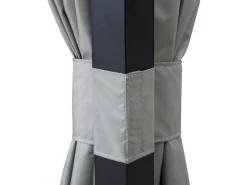 Sunjoy Gartenlauben|Gazebo Stoj Stoff 336 cm x 402 cm Grau